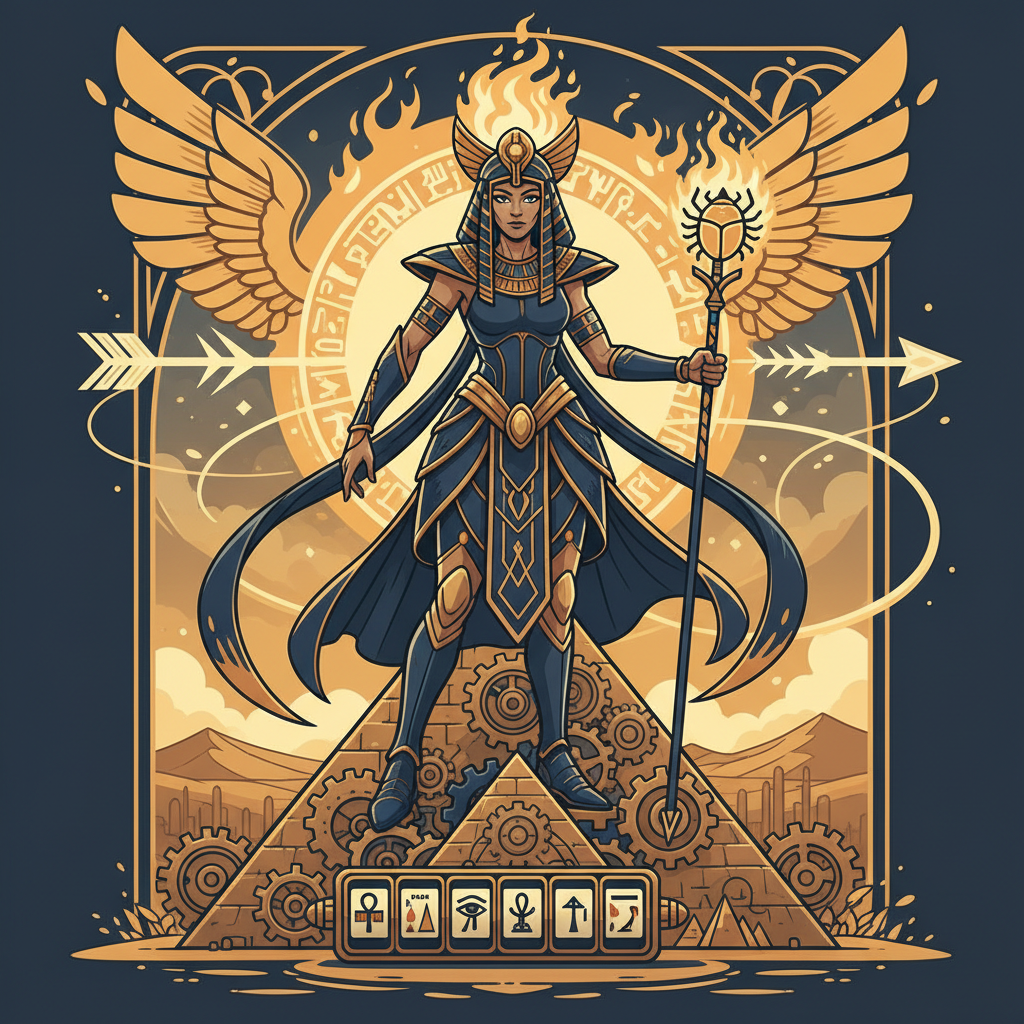 Fire of Egypt Slot strategy diagram showing bet sizing and bankroll management